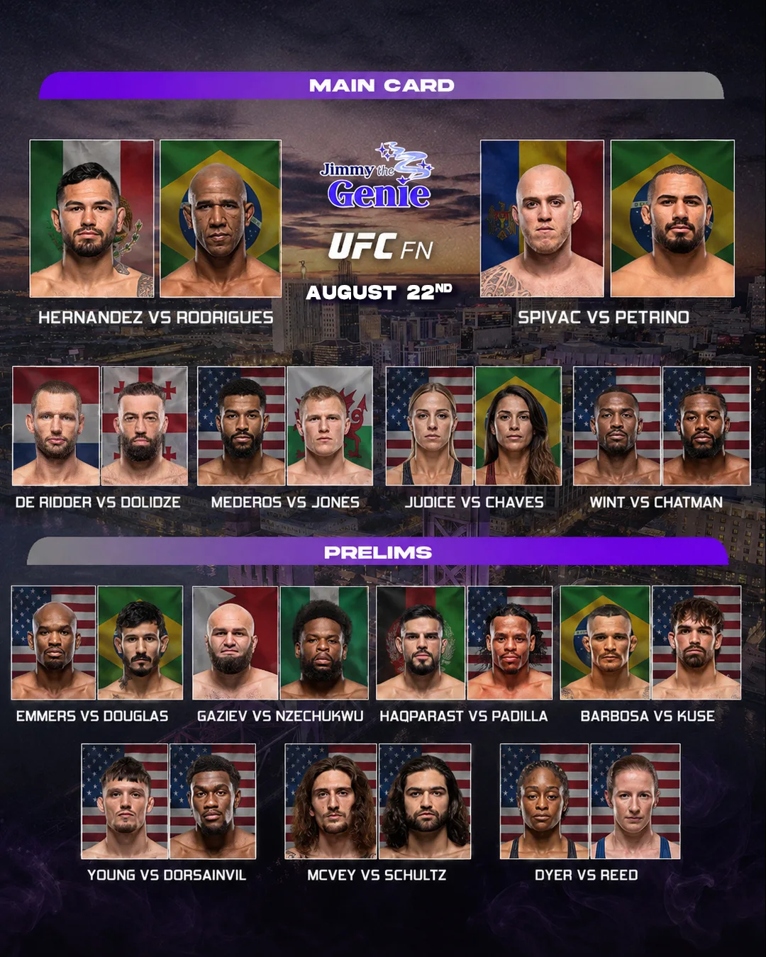upcoming event back